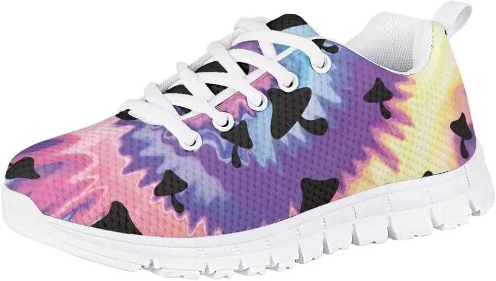 Pinupub Kid Boys Girls Sports Shoes Lightweight Athletic Running Walking Breathable Sneakers
