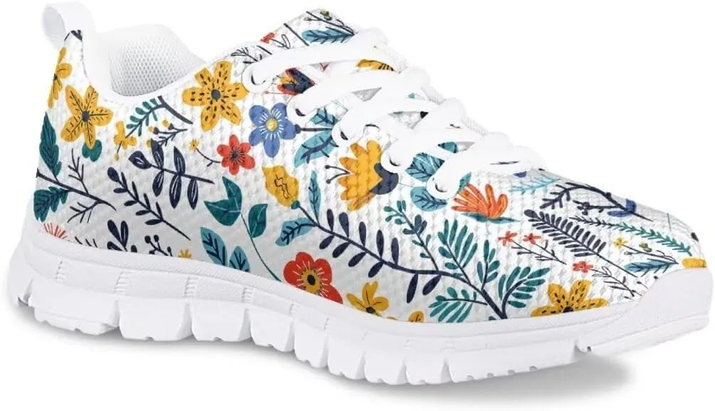 Pinupub Tennis Casual Sports Shoes for Boys Girls Breathable Soft Non Slip Lace Up Sneakers