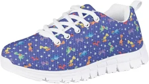 Pinupub Tennis Casual Sports Shoes for Boys Girls Breathable Soft Non Slip Lace Up Sneakers