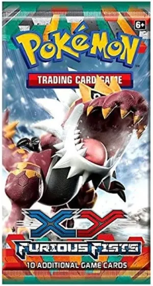 Pokemon Cards - XY Furious Fists - Booster Pack (10 Cards)