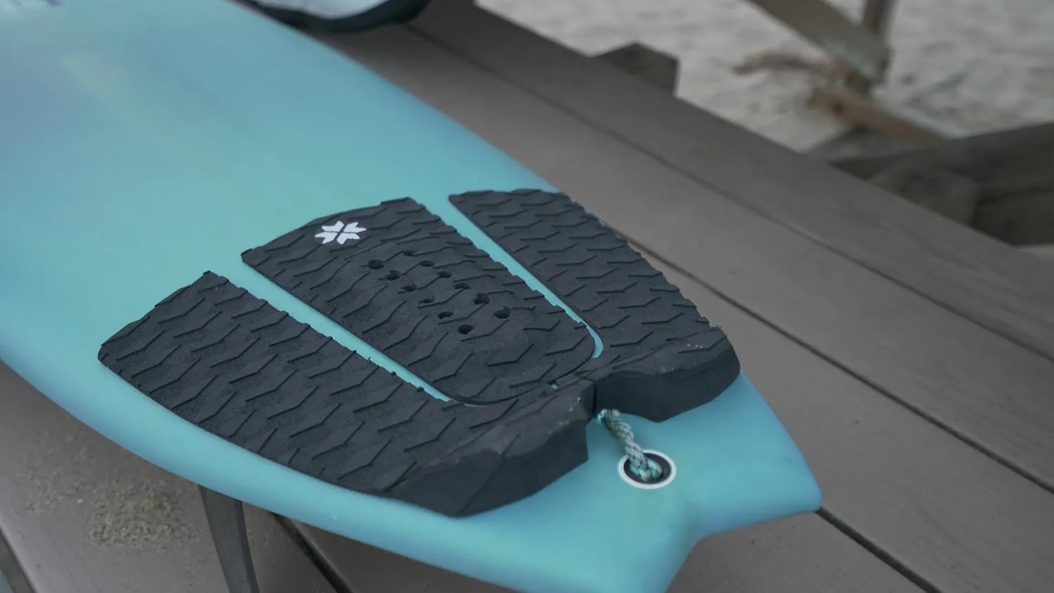 Premium Surfboard Traction Pad, Full Size, Maximum Grip, 3M Adhesive, for Surfing or Skimboarding