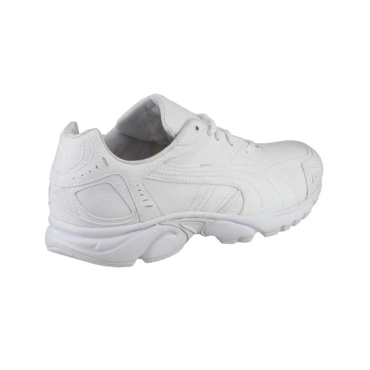 Puma Axis Hahmer Mens Lace-Up Non-Marking Trainer White