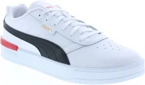 PUMA Clasico Alumni Sneaker Mens Sneaker DM US WhiteBlackHigh Risk Red