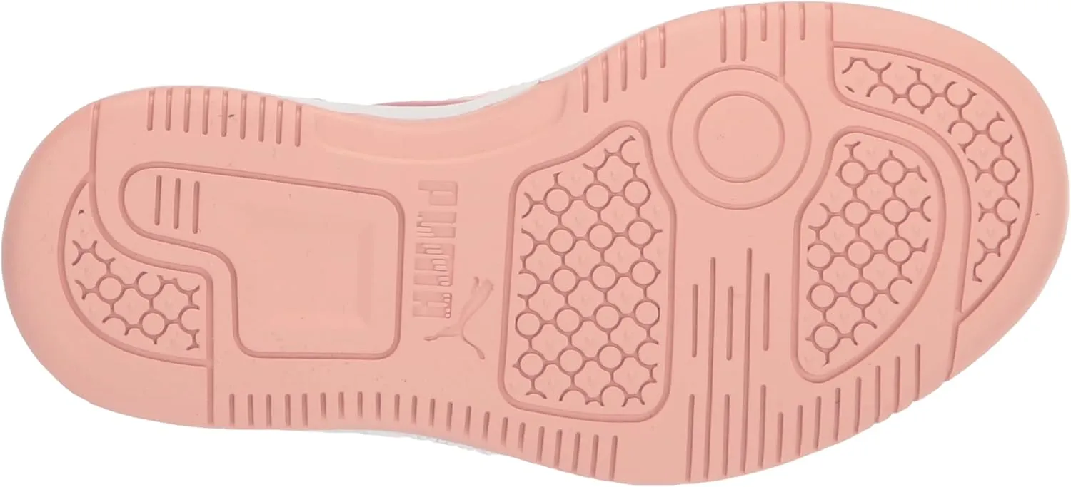 PUMA Kids' Rebound Layup Mid Hook and Loop Sneaker