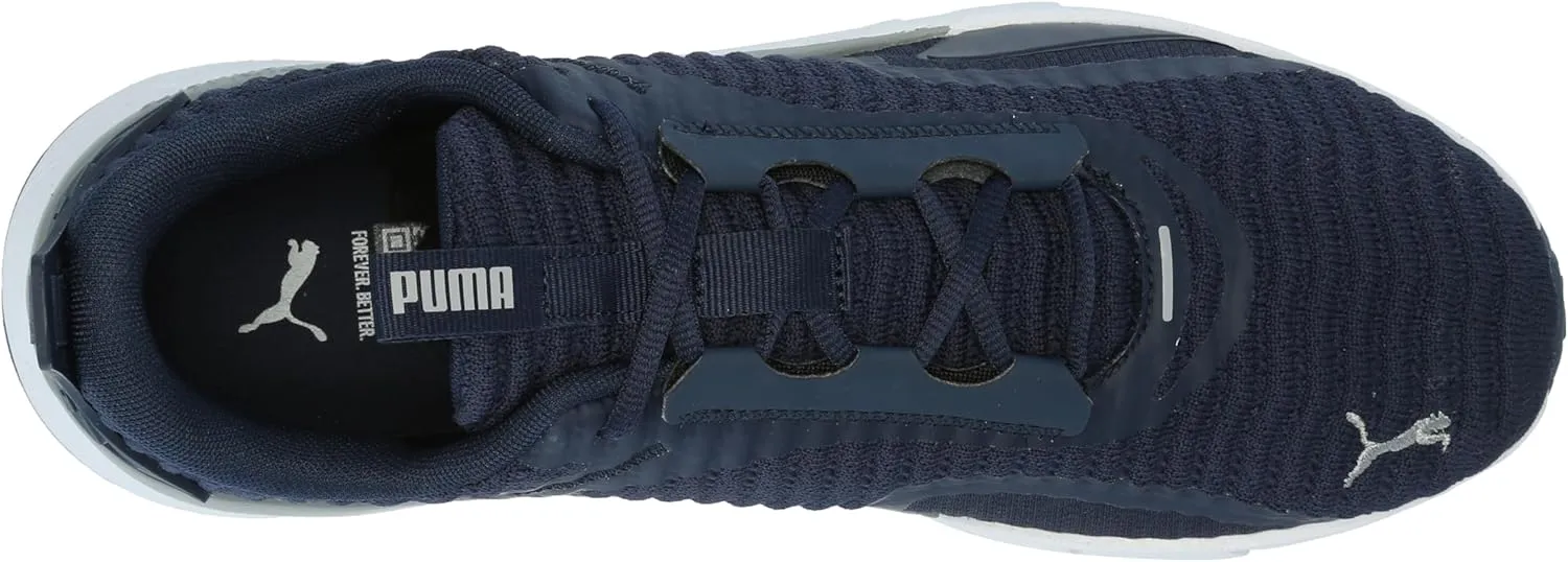 PUMA Men's Trainer Flexfocus Lite Better Knit Cross Training Shoes, Dark Cool Mid Gray, 7.5