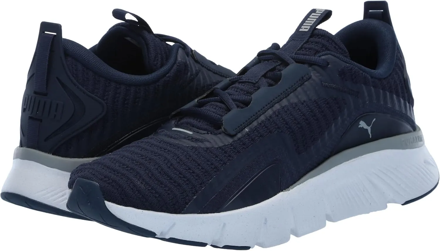 PUMA Men's Trainer Flexfocus Lite Better Knit Cross Training Shoes, Dark Cool Mid Gray, 7.5