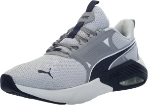 PUMA Mens X-Cell Nova Cross Trainer, Cool Light Gray Mens Navy-Frosted Ivory, 11.5