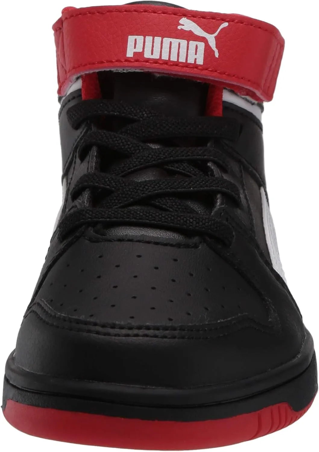 PUMA Unisex-Child Rebound Layup Synthetic Leather Hook and Loop Sneaker