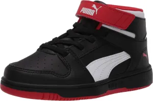 PUMA Unisex-Child Rebound Layup Synthetic Leather Hook and Loop Sneaker