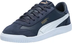 PUMA Unisex-Child Shoes Club 5v5 Sneaker, White Black-Feather Gray, 4 US Big Kid