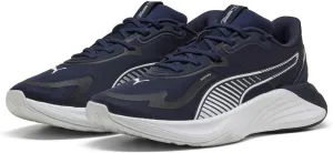PUMA Unisex Pwr Hybrid Tr Cross Trainer, Puma Navy PUMA White Feather Gray, 5.5