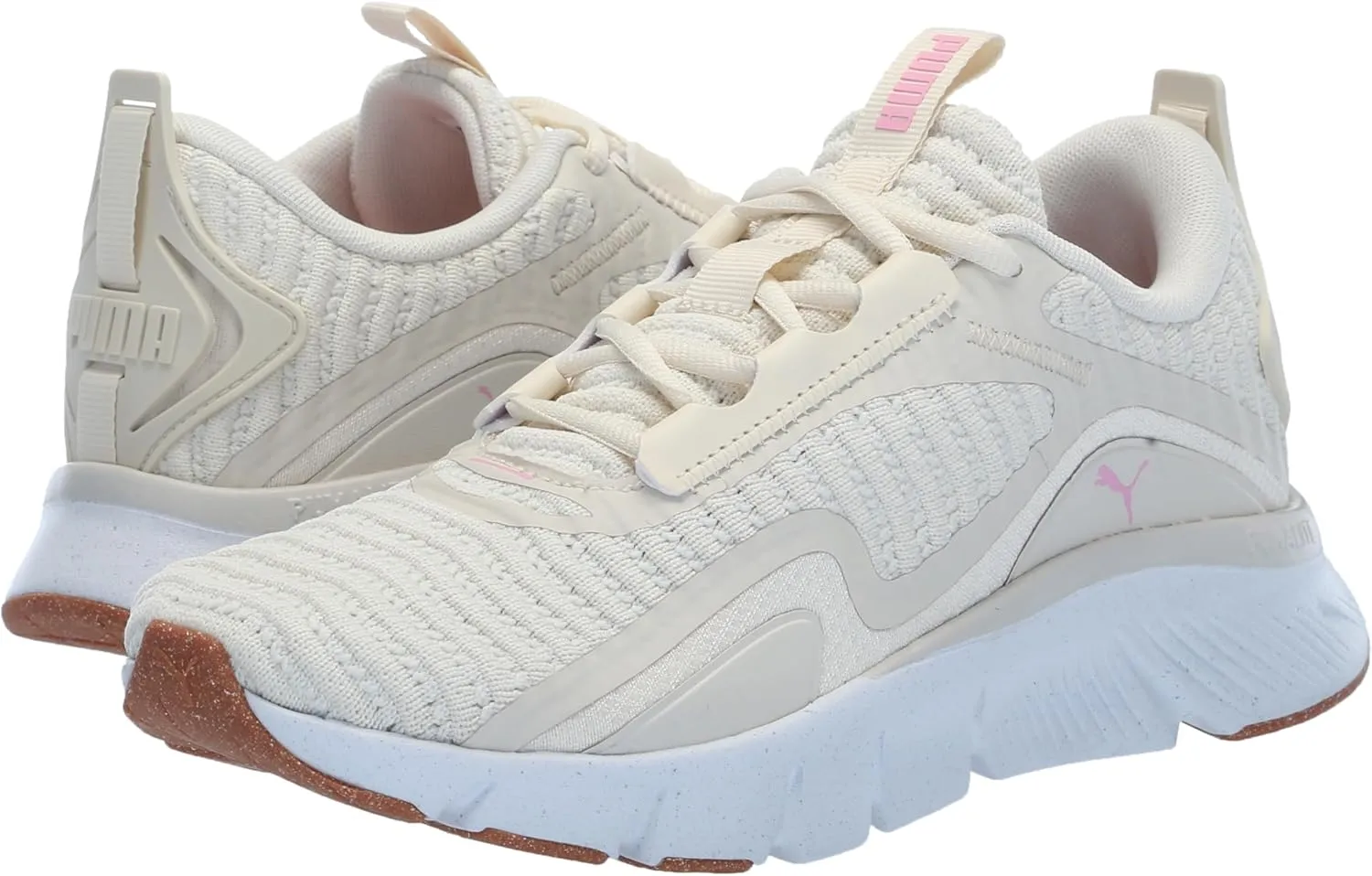 PUMA Women's Trainer Flexfocus Lite Better Knit Cross Training Shoes, Rose Quartz-Whisp of Pink, 7.5