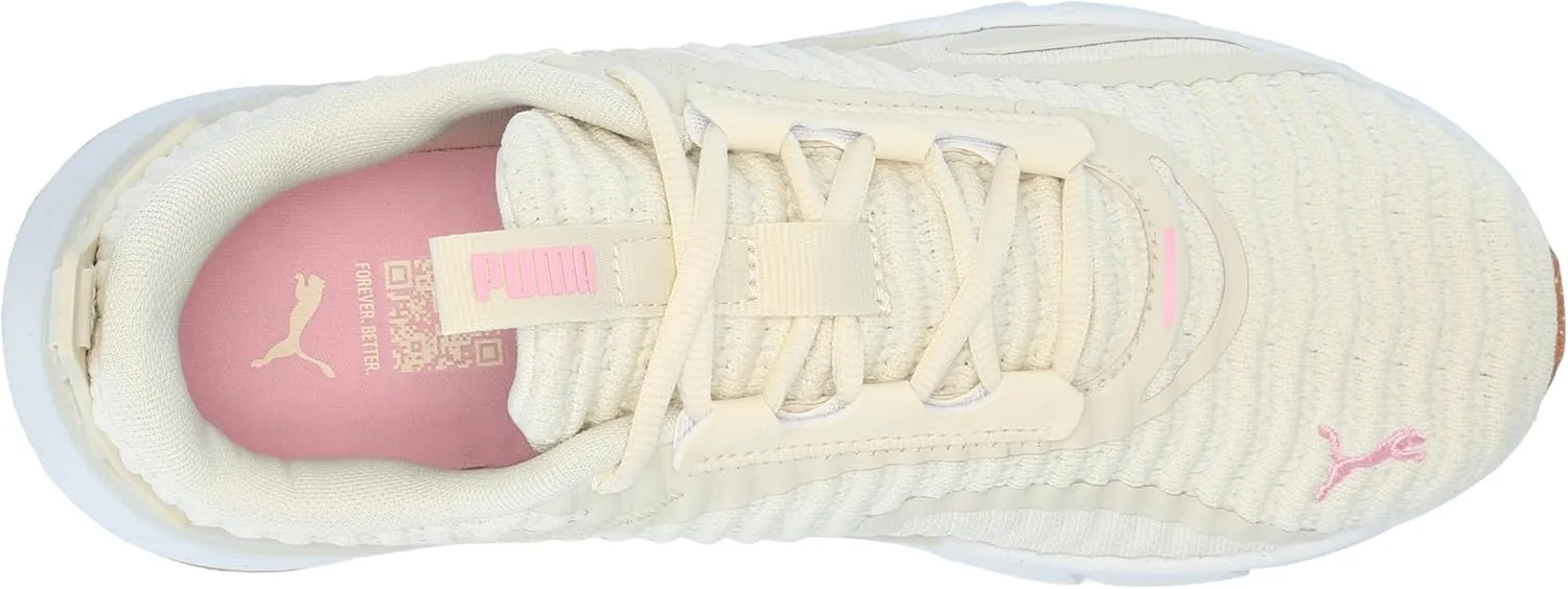 PUMA Women's Trainer Flexfocus Lite Better Knit Cross Training Shoes, Rose Quartz-Whisp of Pink, 7.5