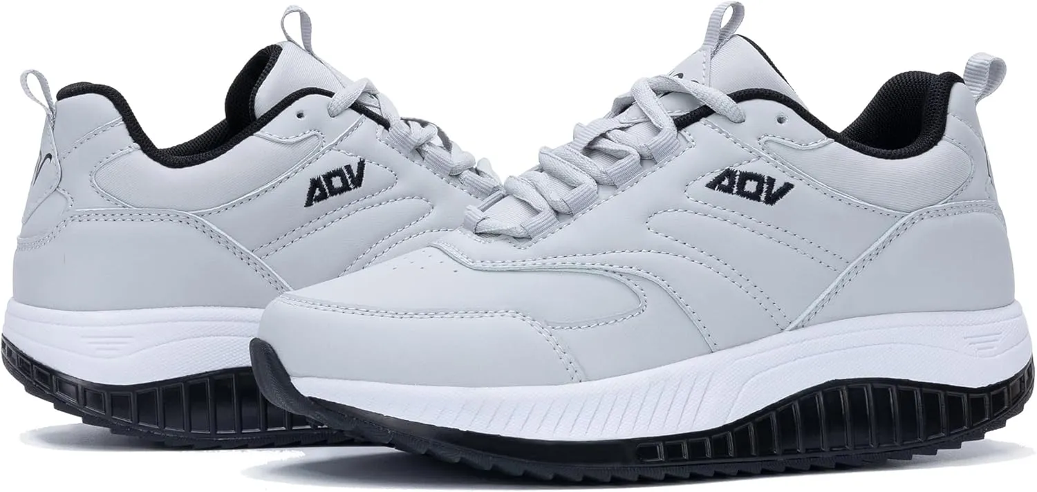 QAUPPE Womens Walking Shoes with Arch Support Wide Plantar Fasciitis Sneakers Tennis for Foot Pain Relief