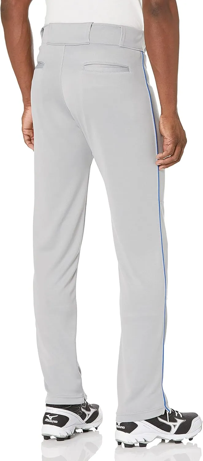 Rawlings Men's Launch Series Baseball Pants | Full Length Semi-Relaxed Fit | Adult Sizes | Piped | Multiple Colors
