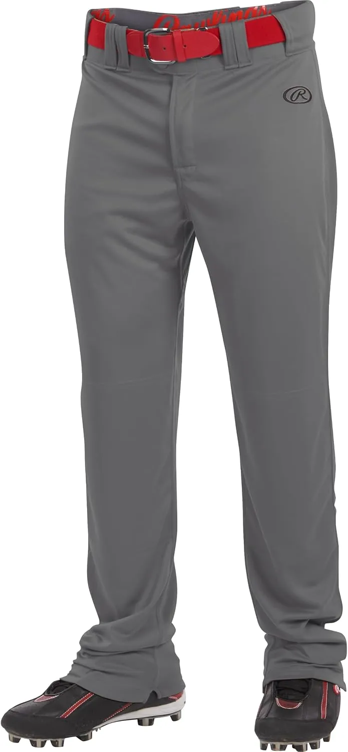 Rawlings Men's Launch Series Baseball Pants | Full Length Semi-Relaxed Fit | Adult Sizes | Solid | Multiple Colors