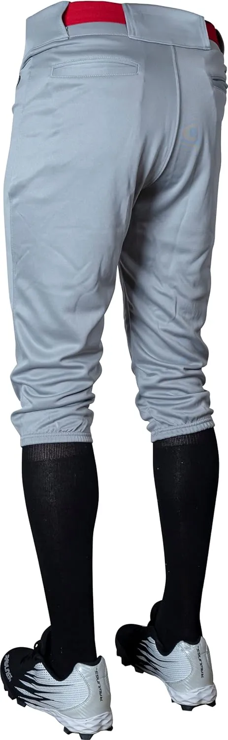 Rawlings Men's Launch Series Baseball Pants | Knicker Fit | Adult Sizes | Solid | Multiple Colors
