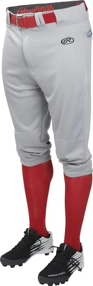 Rawlings Men's Launch Series Baseball Pants | Knicker Fit | Adult Sizes | Solid | Multiple Colors