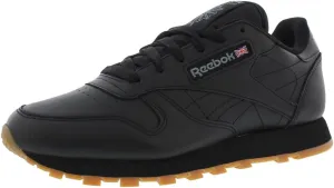 Reebok Cl-Lthr Running Womens Shoes Size 6, Color: Black/Gum