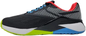 Reebok Men's Nano X2 Cross Trainer Shoes, Cblack/Laslim/Alwb, 10 M US