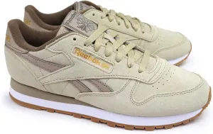 Reebok Unisex Classic Leather Trainers, Classic Beige Classic Beige Ash, 4.5