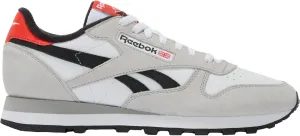 Reebok Unisex Classic Leather Trainers, White Mist Grey Black, 8.5