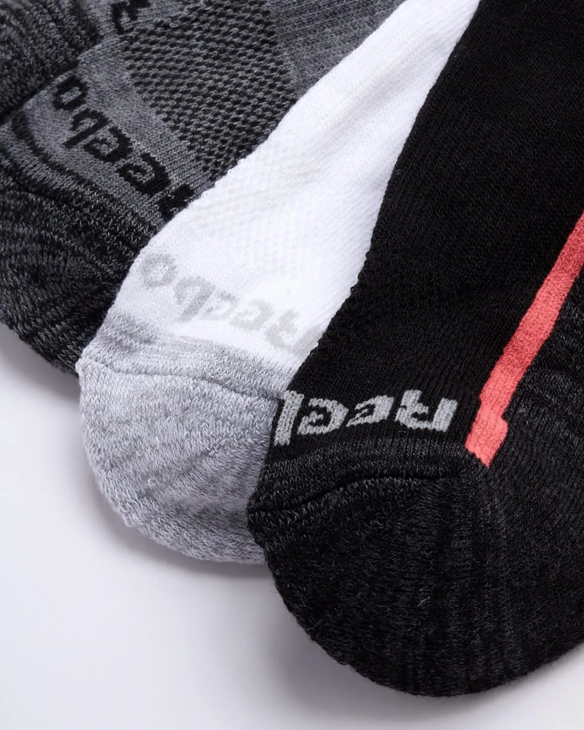 Reebok Womens Low Cut Socks - 6 Pack Cushioned Performance Stretch Moisture Wicking Athletic No Show Socks for Women (4-10)