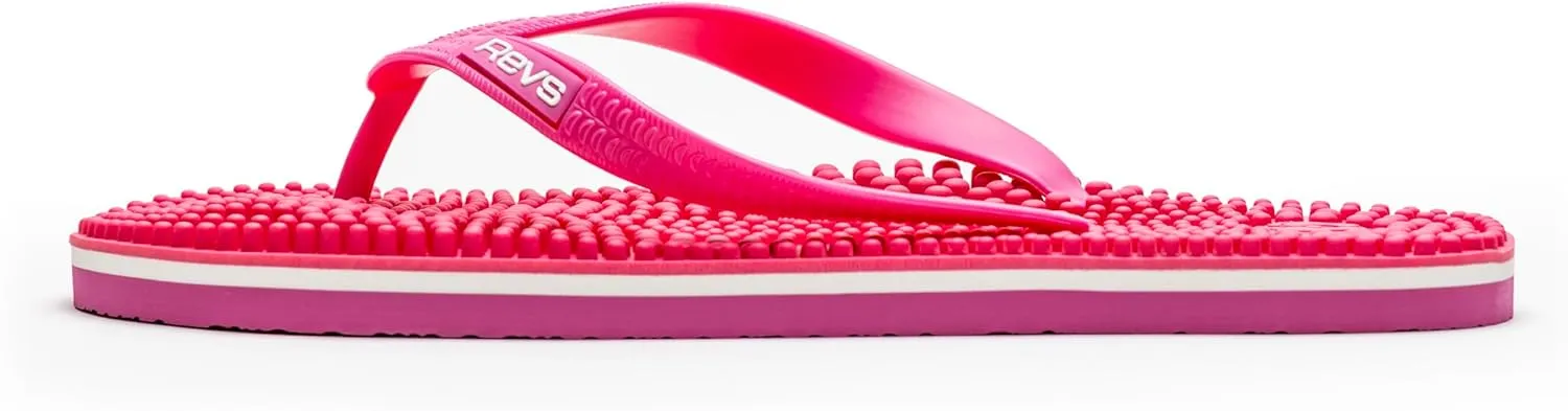 Revs Lights - The Original Reflexology & Acupressure Massage Flip Flops for Men & Women. Designed in Scotland by an Accredited Reflexologist. New & Improved Design, Fit & Comfort 2024