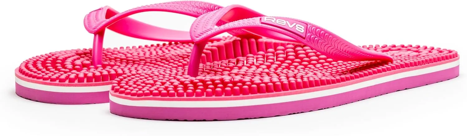 Revs Lights - The Original Reflexology & Acupressure Massage Flip Flops for Men & Women. Designed in Scotland by an Accredited Reflexologist. New & Improved Design, Fit & Comfort 2024