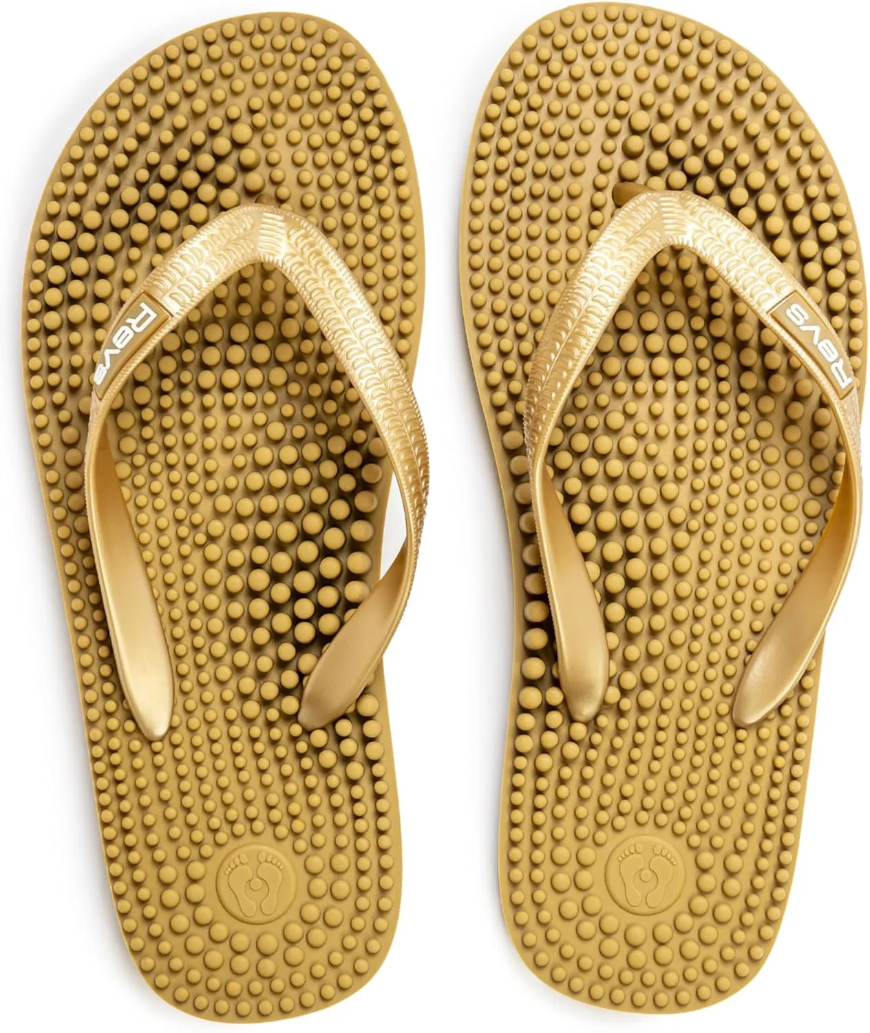 Revs Lights - The Original Reflexology & Acupressure Massage Flip Flops for Men & Women. Designed in Scotland by an Accredited Reflexologist. New & Improved Design, Fit & Comfort 2024