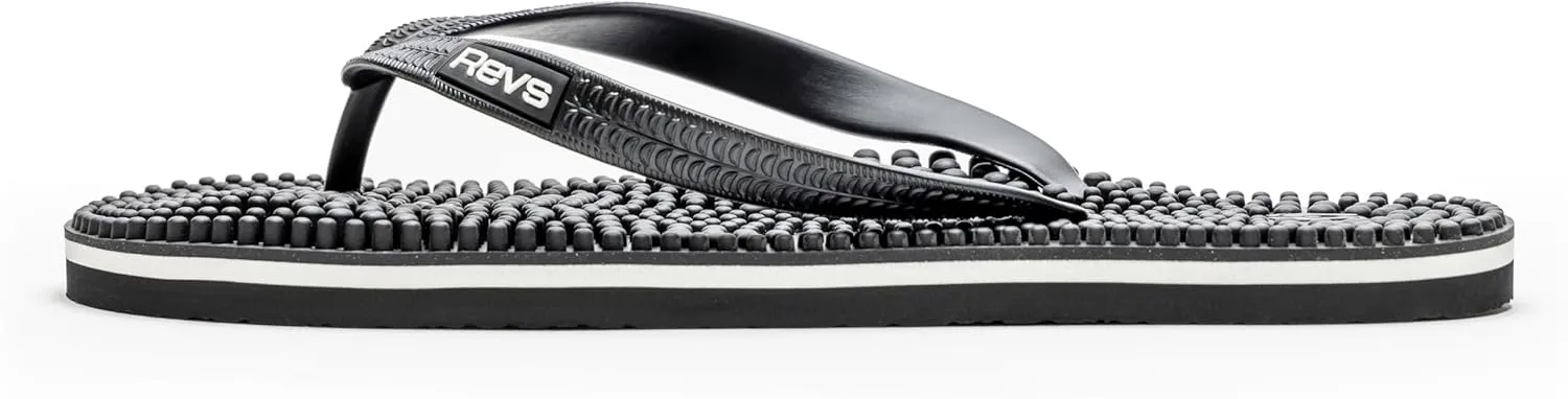 Revs Lights - The Original Reflexology & Acupressure Massage Flip Flops for Men & Women. Designed in Scotland by an Accredited Reflexologist. New & Improved Design, Fit & Comfort 2024