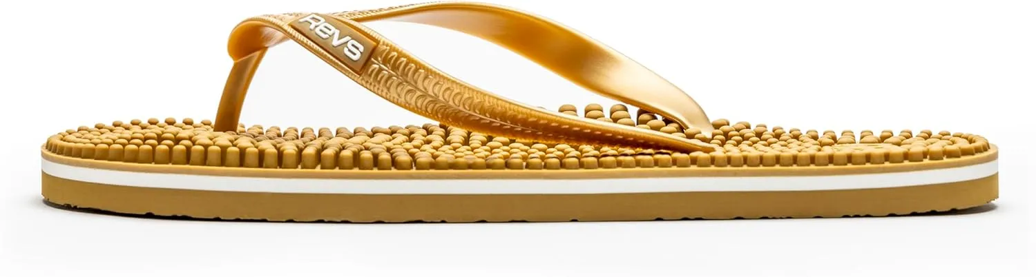 Revs Lights - The Original Reflexology & Acupressure Massage Flip Flops for Men & Women. Designed in Scotland by an Accredited Reflexologist. New & Improved Design, Fit & Comfort 2024