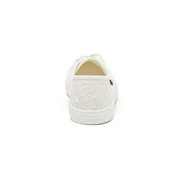 Rocket Dog Chow Chow Elsie Eyelet Women's Slip On Low Profile Pump Trainer White