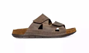 'Rodigo-H' men's wide fit (H) sandal - Brown