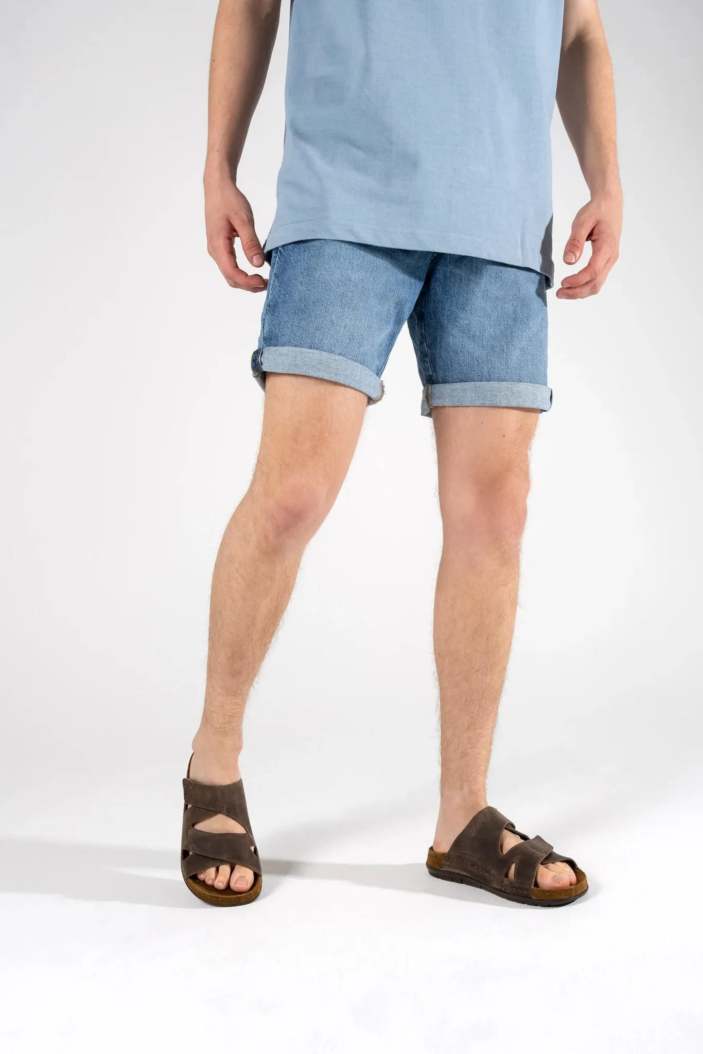 'Rodigo-H' men's wide fit (H) sandal - Brown