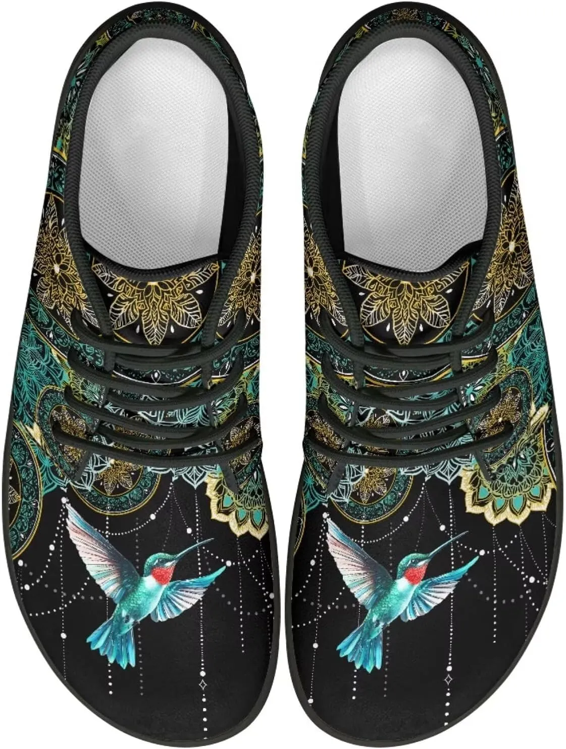 Rooster Athletic Sneakers Hummingbird Flat Dress Shoes Slip On Unisex Wide Barefoot Shoe for Mens Womens Zero Drop Sole Lightweight Trainer Sneaker