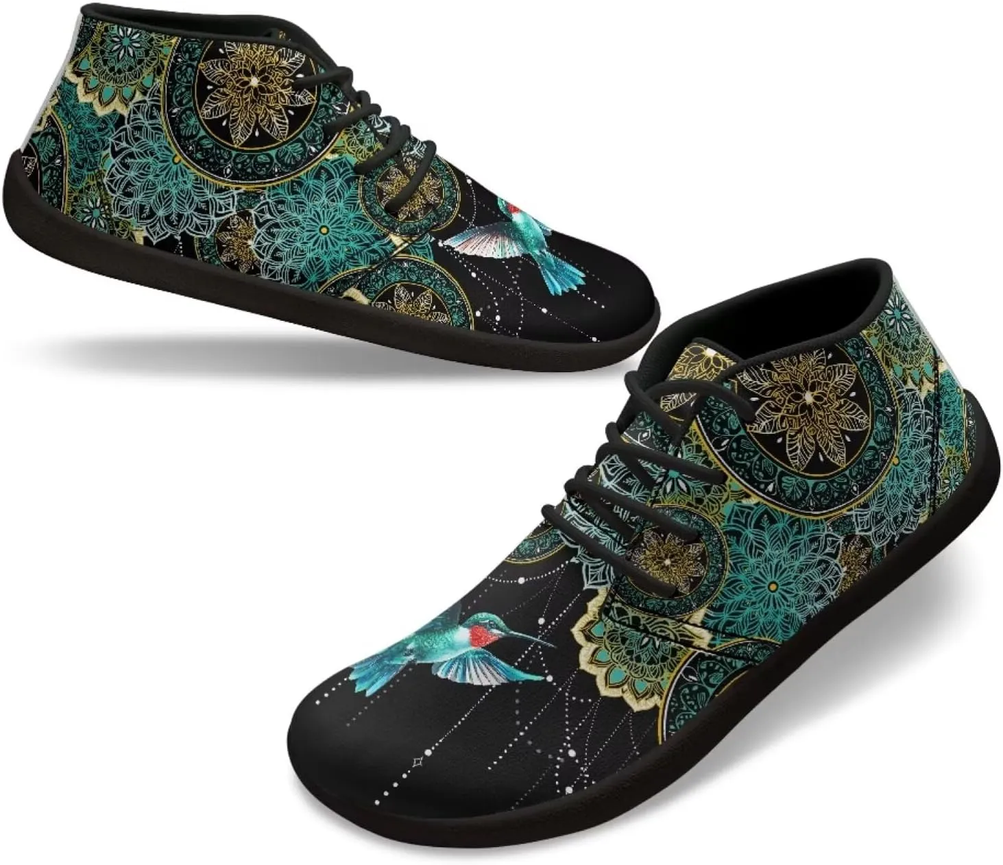 Rooster Athletic Sneakers Hummingbird Flat Dress Shoes Slip On Unisex Wide Barefoot Shoe for Mens Womens Zero Drop Sole Lightweight Trainer Sneaker