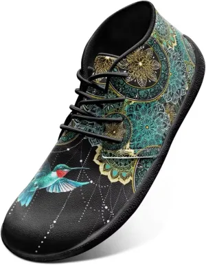 Rooster Athletic Sneakers Hummingbird Flat Dress Shoes Slip On Unisex Wide Barefoot Shoe for Mens Womens Zero Drop Sole Lightweight Trainer Sneaker