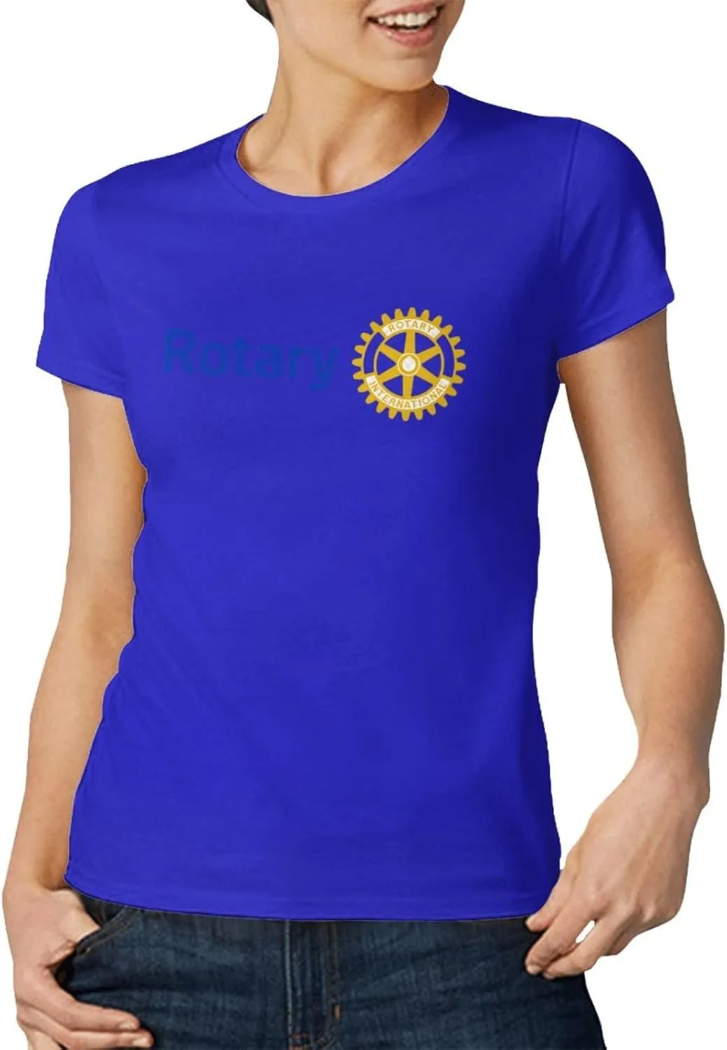 Rotary-International Women's Short-Sleeved Cotton Short-Sleeved T-Shirt