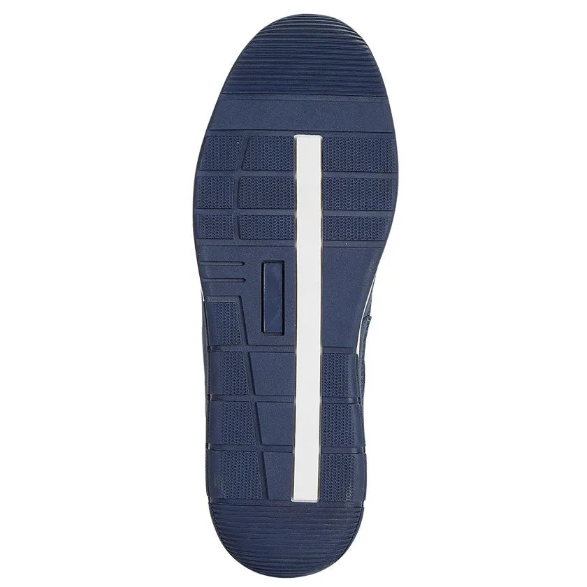 Route 21 Men's Apron Lace Up Sporty Leisure Shoe Navy