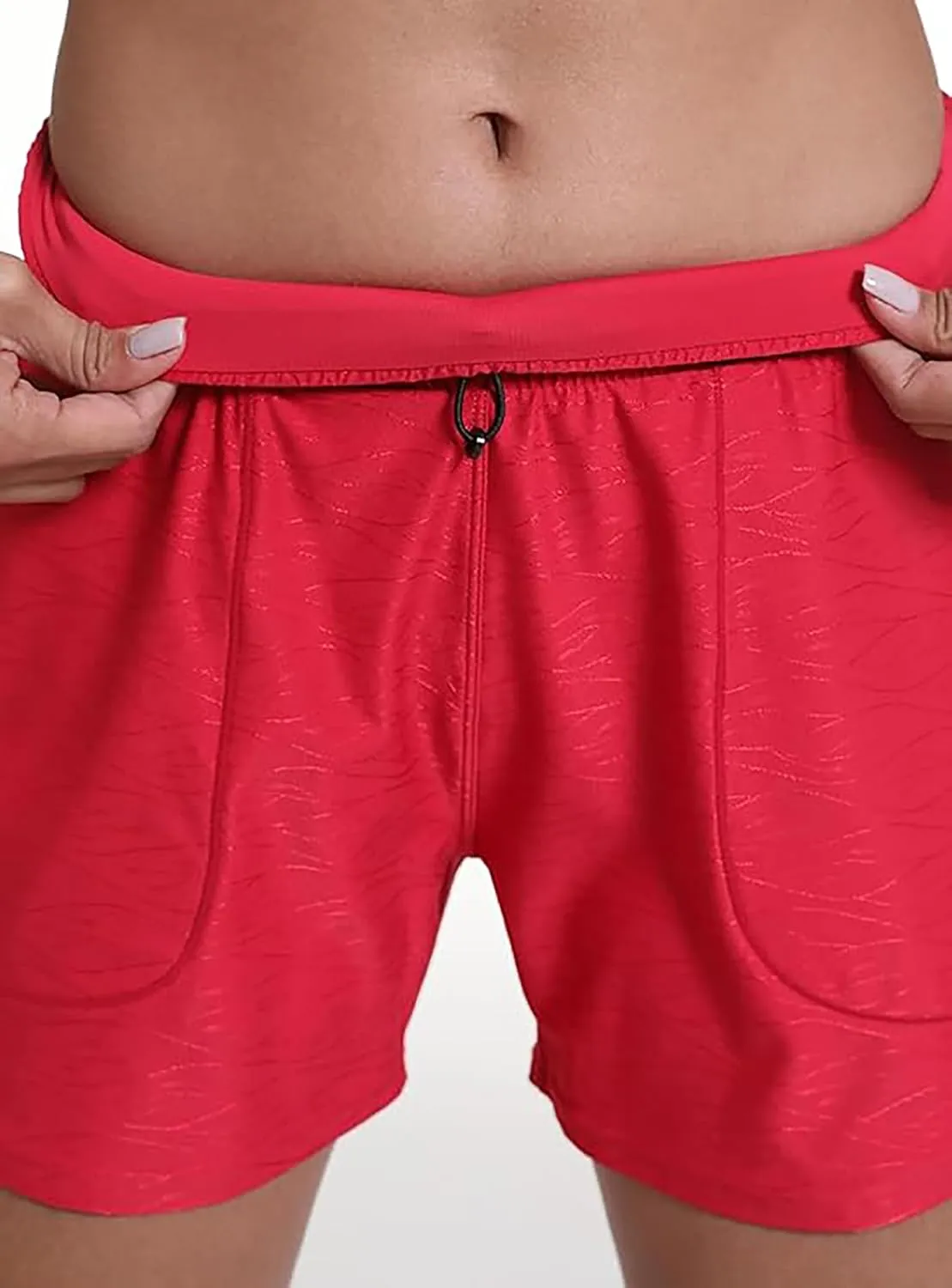Rrosseyz Running Shorts for Womens with Liner High Waisted Lightweight Athletic Shorts with Pockets for Workout Gym Outdoor