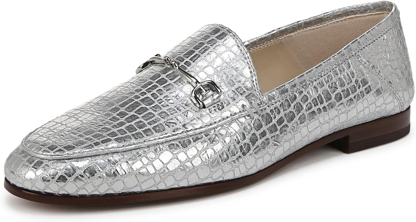 Sam Edelman Women's Loraine Loafer, Soft Silver, 7