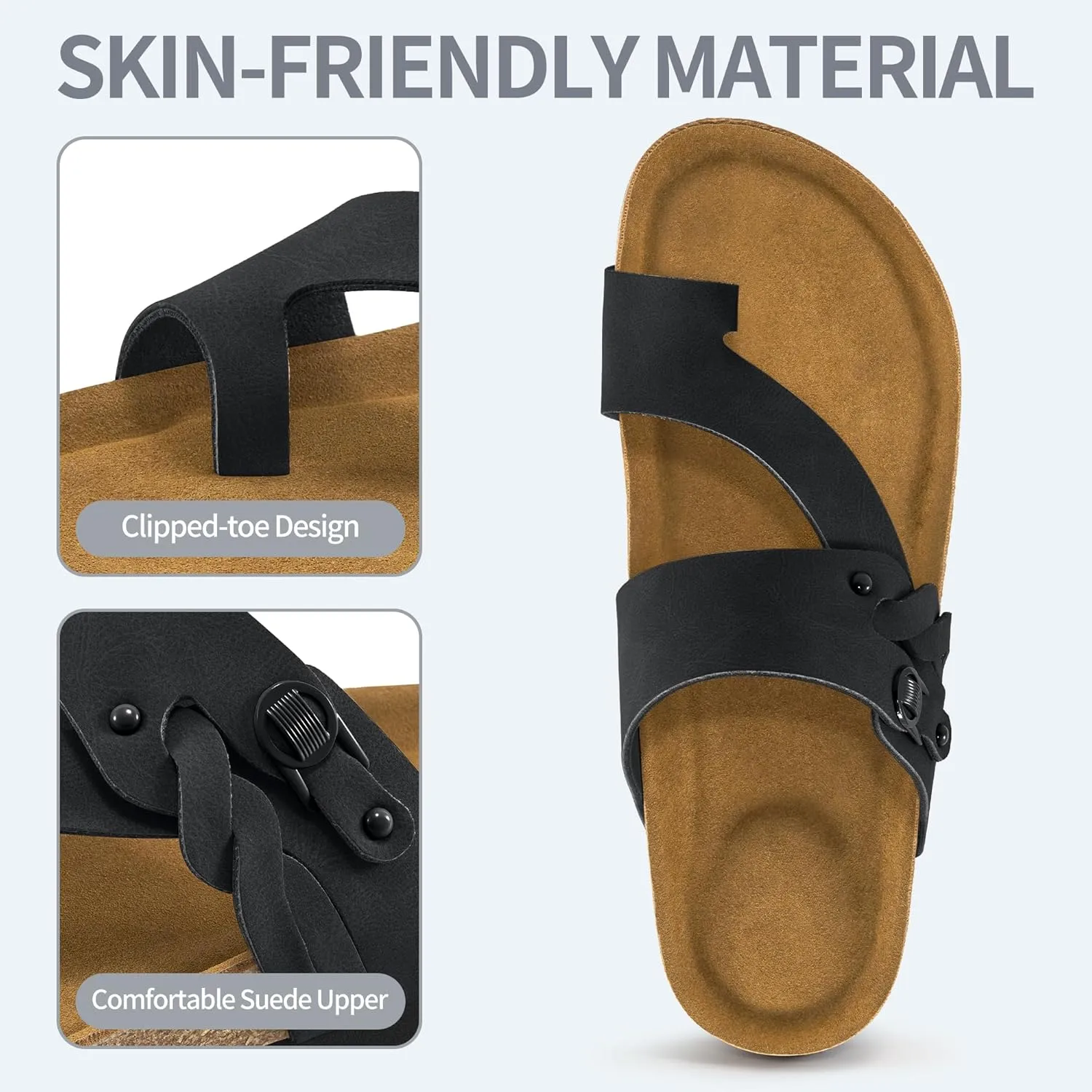 Sandals Womens Dressy Flat: Comfortable Outdoor Women Sandals- Beach Summer Women Slides for Walking