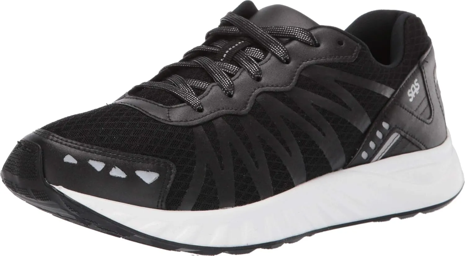 SAS Tempo Comfort Athletic Sneaker Black 9 W - Wide (C)