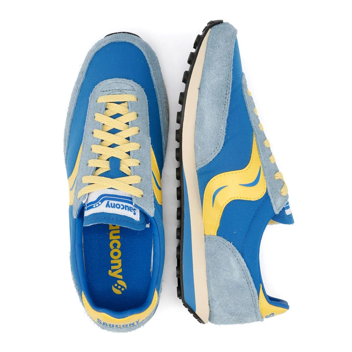 Saucony - S70883-1 UNISEX TRAINER 80 OG BLUE/MUSTARD