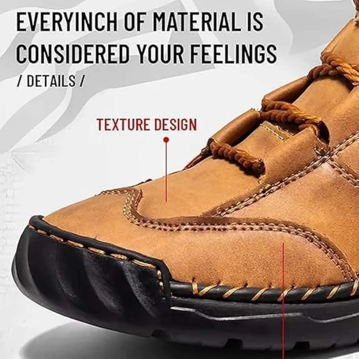 Sawbehind Mens Boots, Comfortable Waterproof Sawbehind Leather Boots Mens, Handmade Saw Behind Shoes, Men & Women