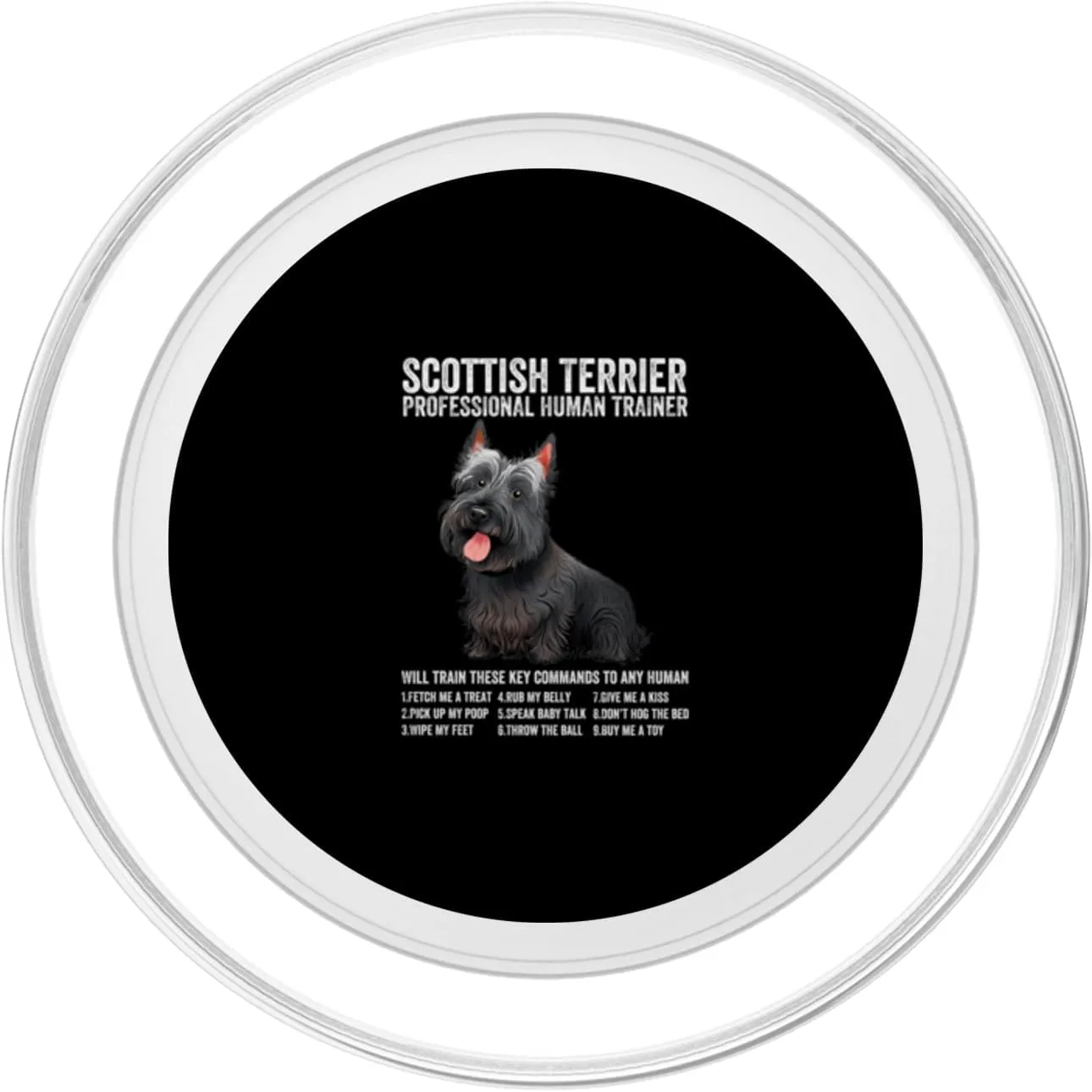 scottish Terrier Professional Human Trainer scottish Terrier PopSockets PopGrip for MagSafe
