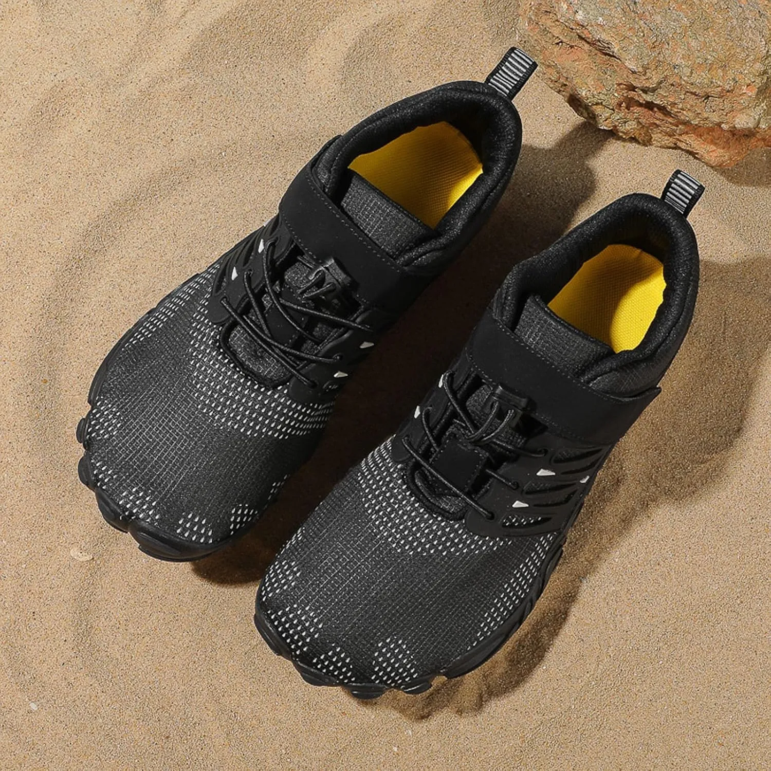 SECHRITE Women's Men’s Barefoot Hiking Shoes Minimalist Trail Running Sneakers Zero Drop Sole Wide Toe Box Parkour Trekking Workout Footwear