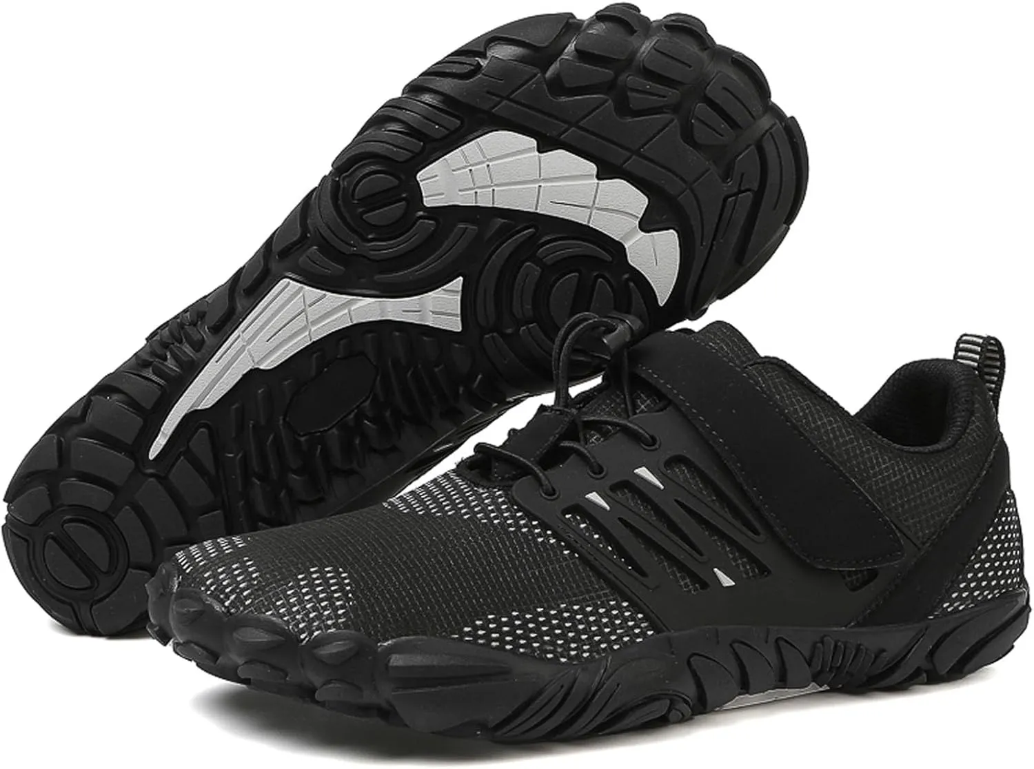 SECHRITE Women's Men’s Barefoot Hiking Shoes Minimalist Trail Running Sneakers Zero Drop Sole Wide Toe Box Parkour Trekking Workout Footwear