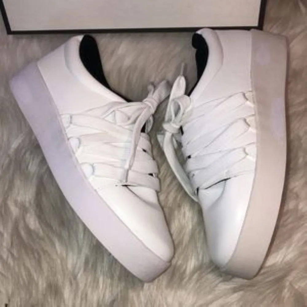Senso Arna Leather Lace Up Platform Sneakers
